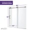 Anzzi Raymore 60" x 62" Frameless Sliding Tub Door in Brushed Nickel SD-AZ8080-01BN - alternate 9